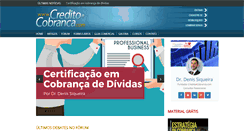 Desktop Screenshot of creditoecobranca.com